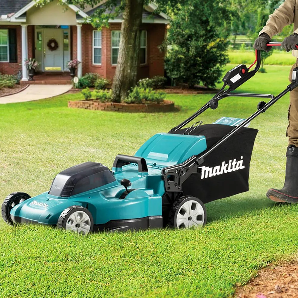 Makita 53cm Lawn Mower Twin 18V LXT Li-ion Cordless Garden Grass Outdoor Bare Unit Body Only DLM538Z