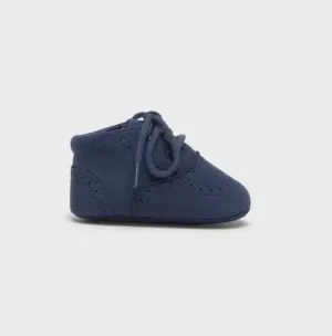 Mayoral Baby Boys Soft Sole Lace Up Navy Bootie