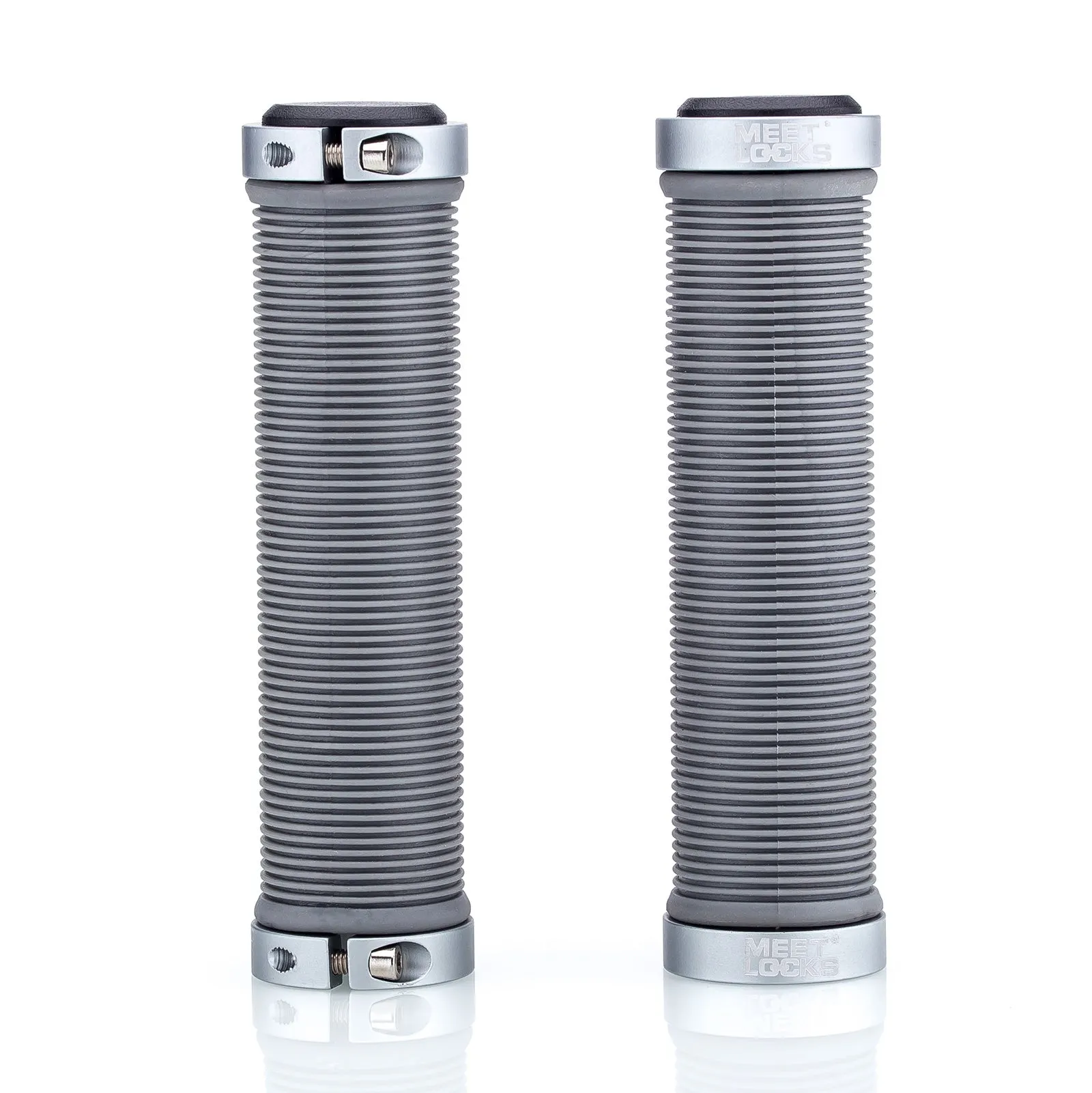 MEETLOCKS Bike Handlebar Grips Double Lock-on for MTB,BMX