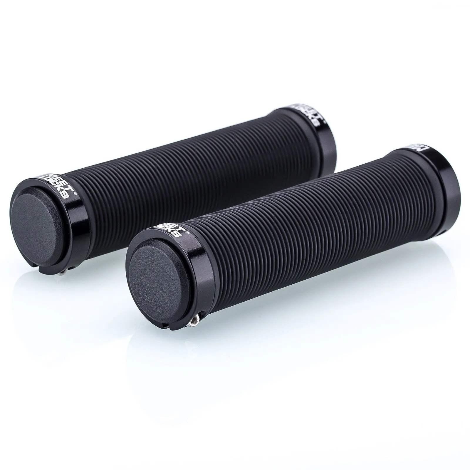 MEETLOCKS Bike Handlebar Grips Double Lock-on for MTB,BMX