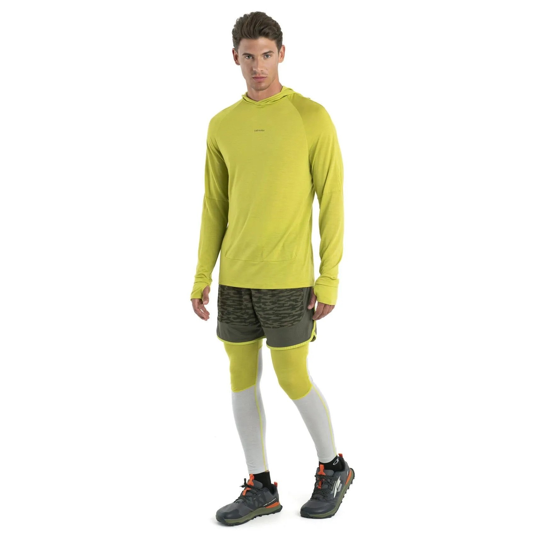 Mens 125 Cool-Lite Sphere Merino Long Sleeve Hoodie