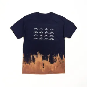 Men's 16 Mountains Upcycled T-Shirt in Navy (Large)