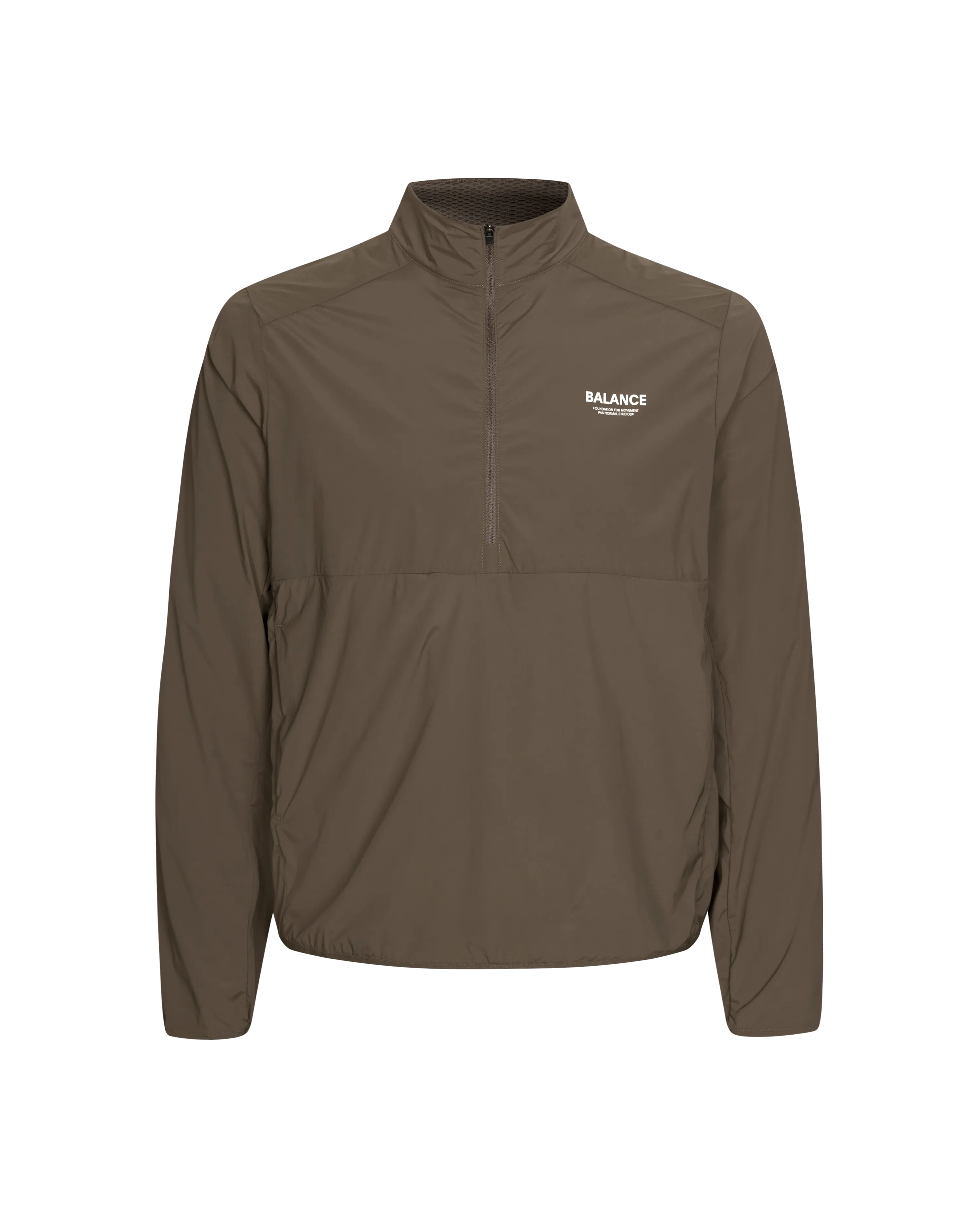 Men's Balance Half Zip Jacket - Dusty Brown
