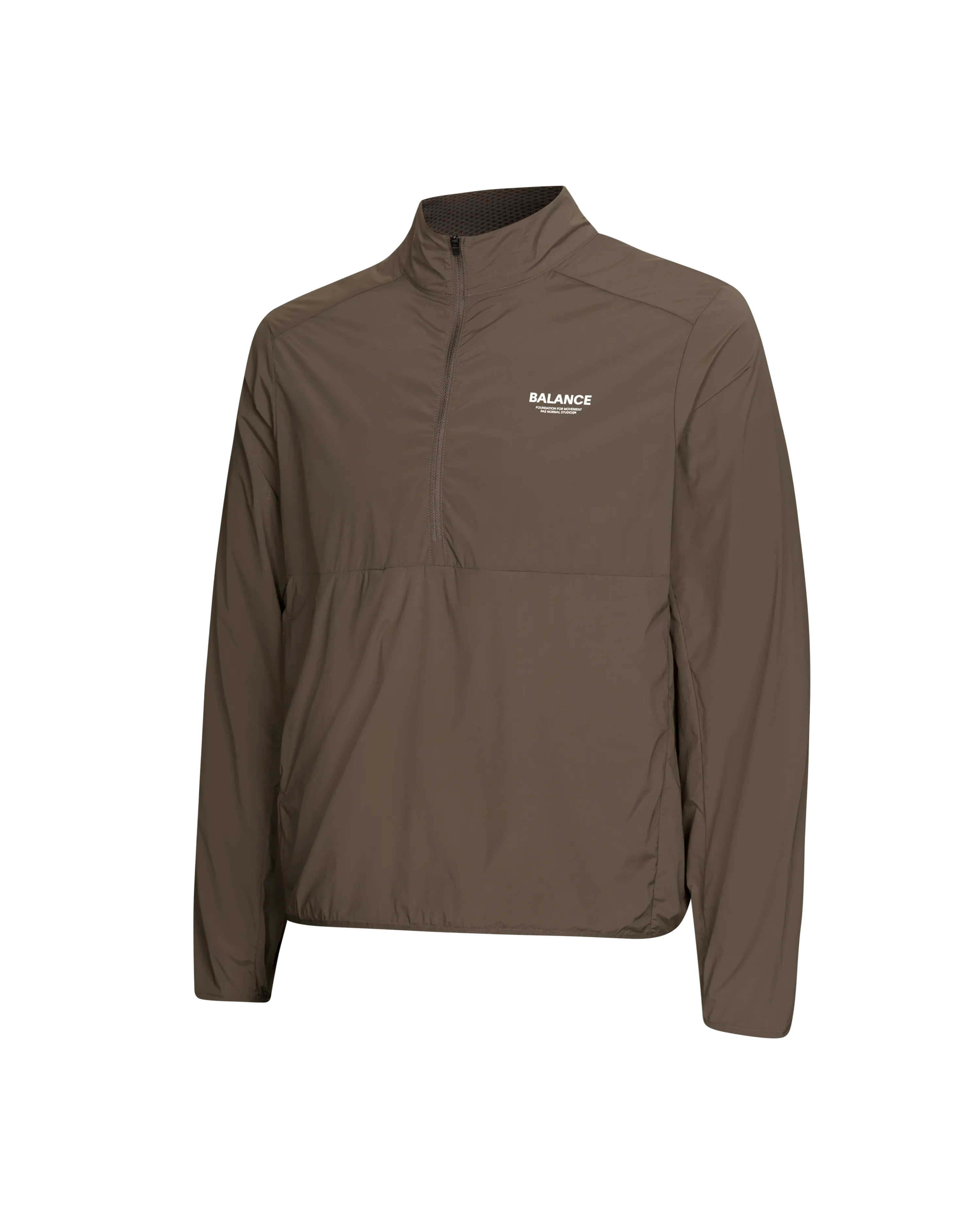 Men's Balance Half Zip Jacket - Dusty Brown