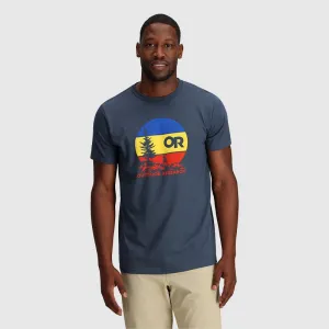 Mens Sunset Logo Tee