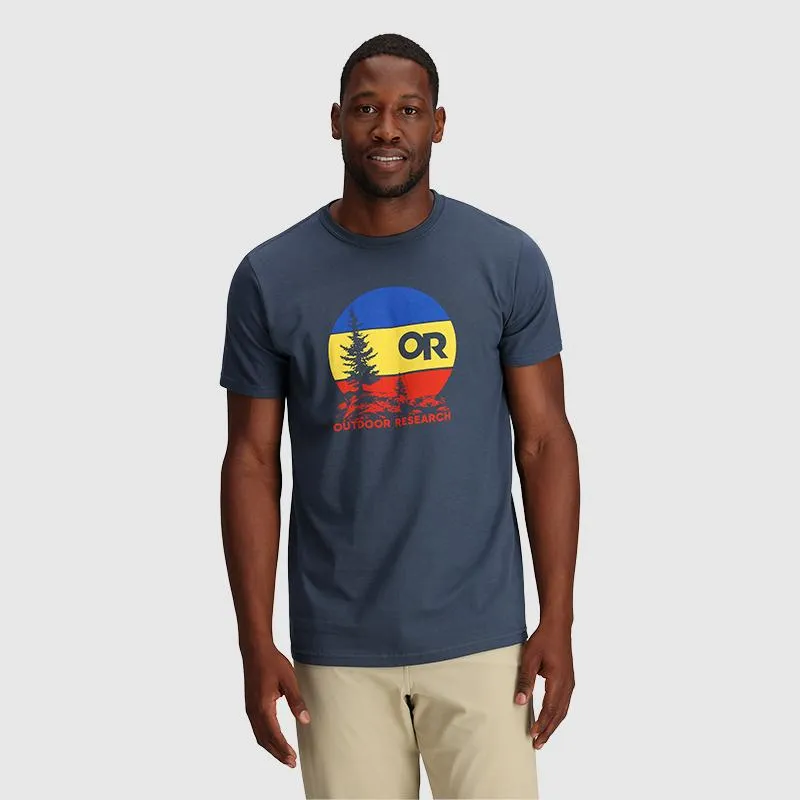 Mens Sunset Logo Tee