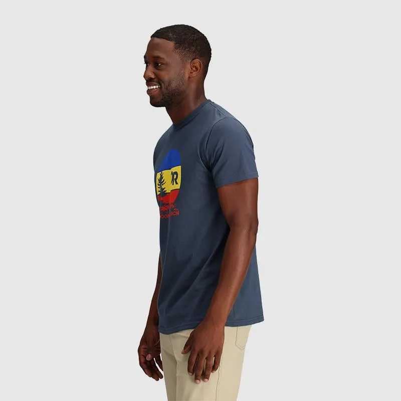 Mens Sunset Logo Tee
