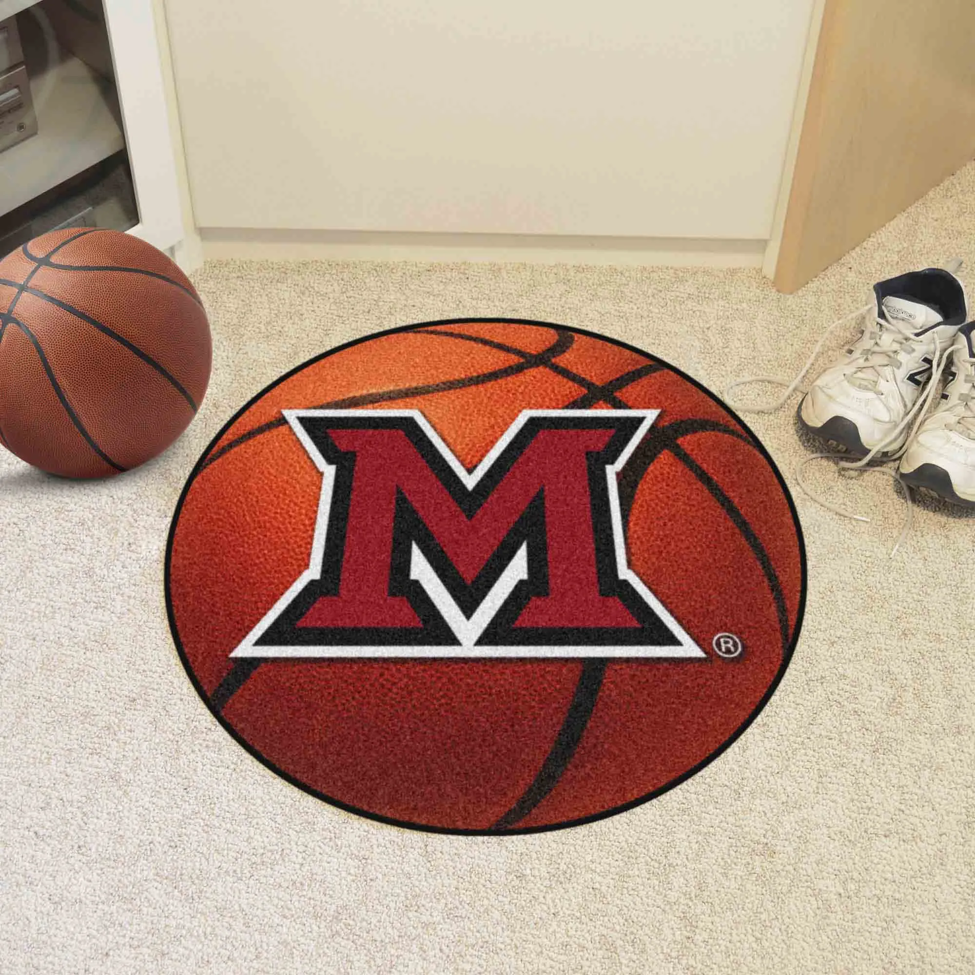 Miami University Basketball Mat