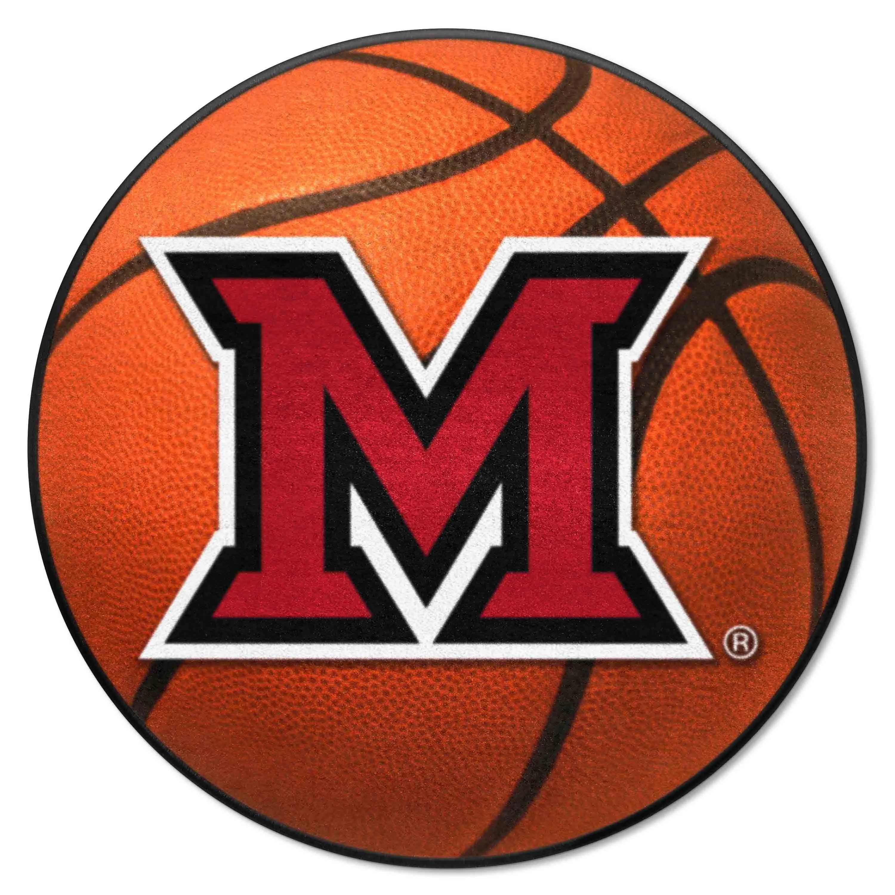 Miami University Basketball Mat