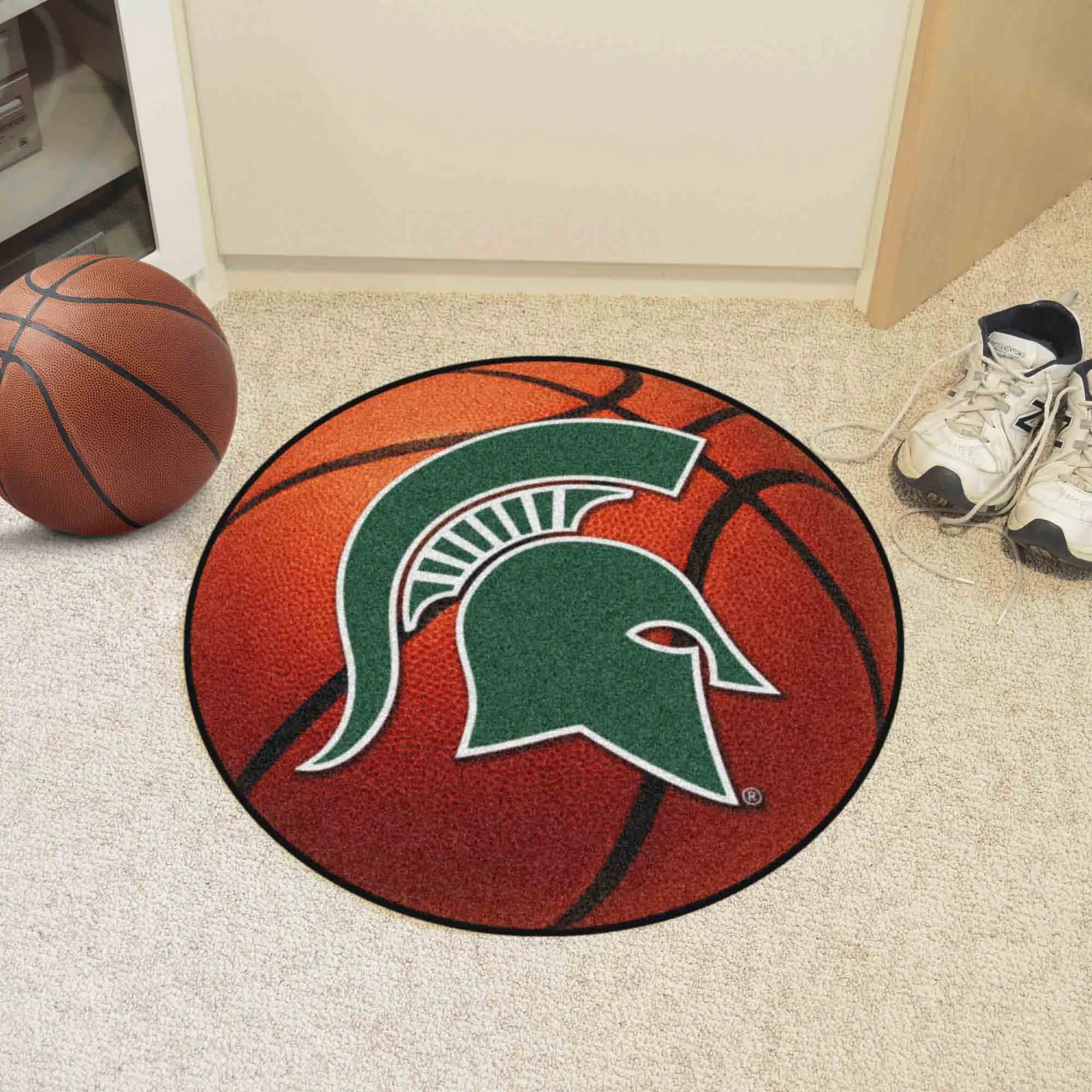 Michigan State University Basketball Mat