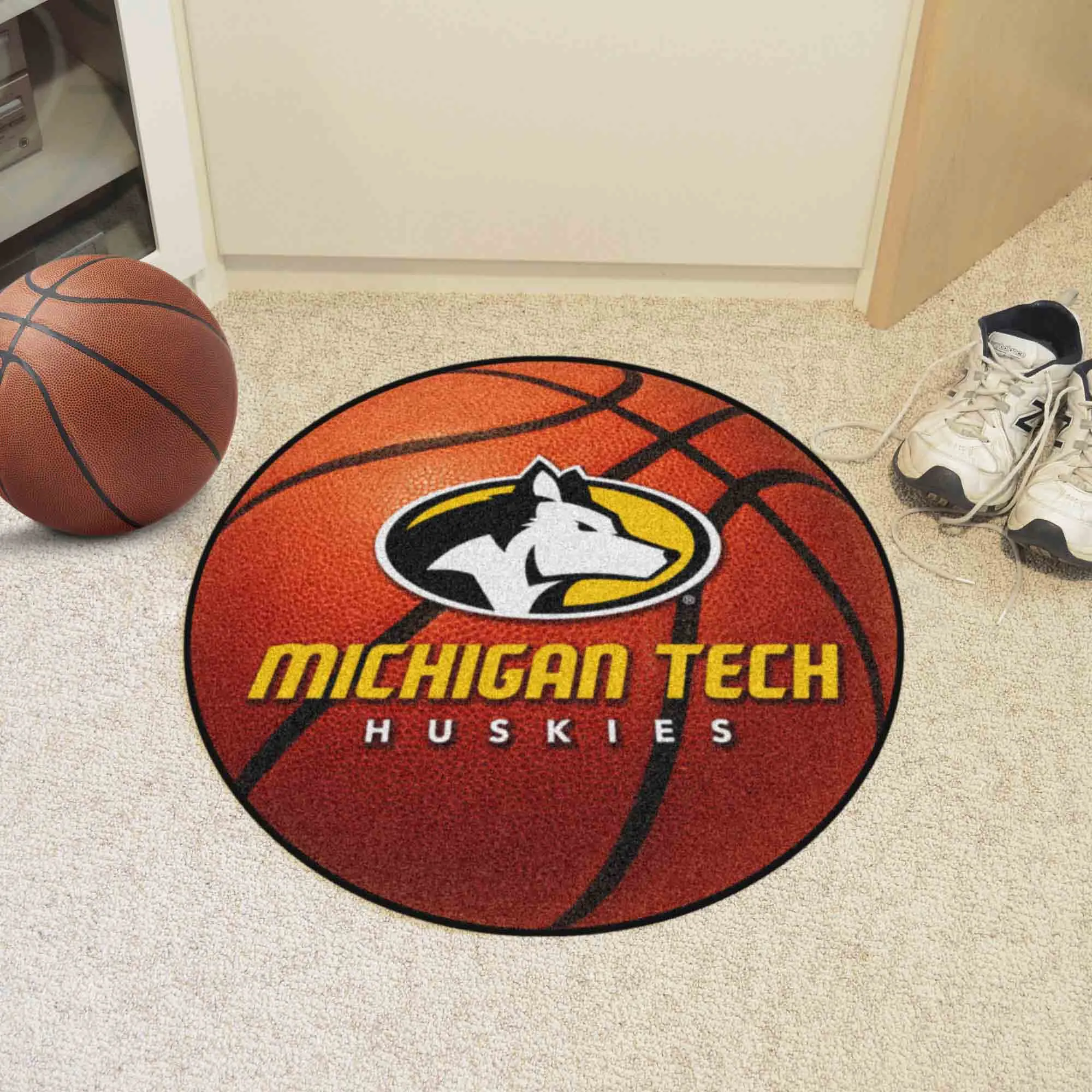 Michigan Tech University Basketball Mat