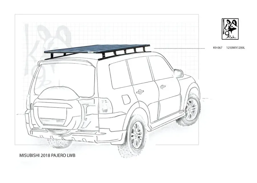Mitsubishi Pajero K9 Roof Racks Expedition Quality