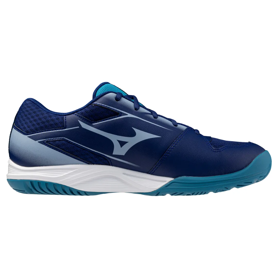Mizuno Sky Blaster 4 Unisex Badminton Shoes (Bellwether Blue/Bel Air Blue/Fjord Blue)