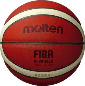 Molten BG5000 Basketball 12 Panel Real Leather (Indoor)