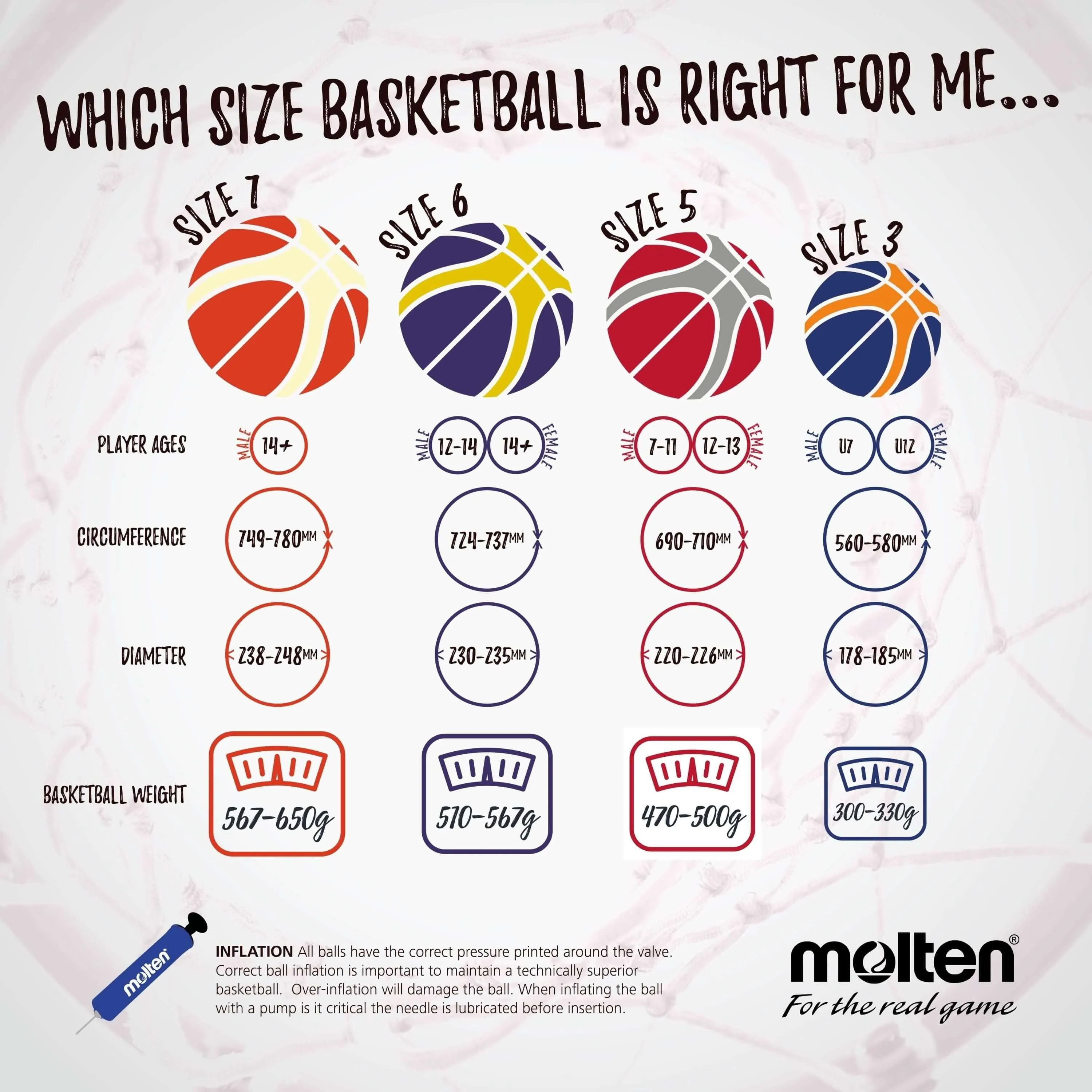 Molten BGR Basketball - Red/Silver