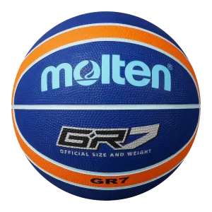 Molten BGR Rubber Basketball - Orange/Blue