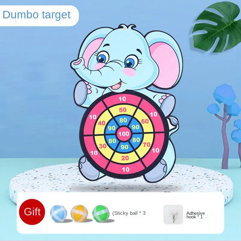 Montessori Dart Board Target Sports Game Toys For Children 4 To 6 Years Old Outdoor Toy Child Indoor Girls Sticky Ball Boys Gift