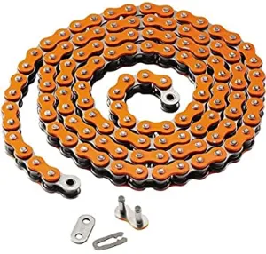 Motocross bike 125cc - 500cc RK coloured chain - Solid Orange