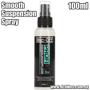 Muc Off Super Smooth & Silky Bicycle Bike Fork Suspension Shock Professional Care Spray | 100 m