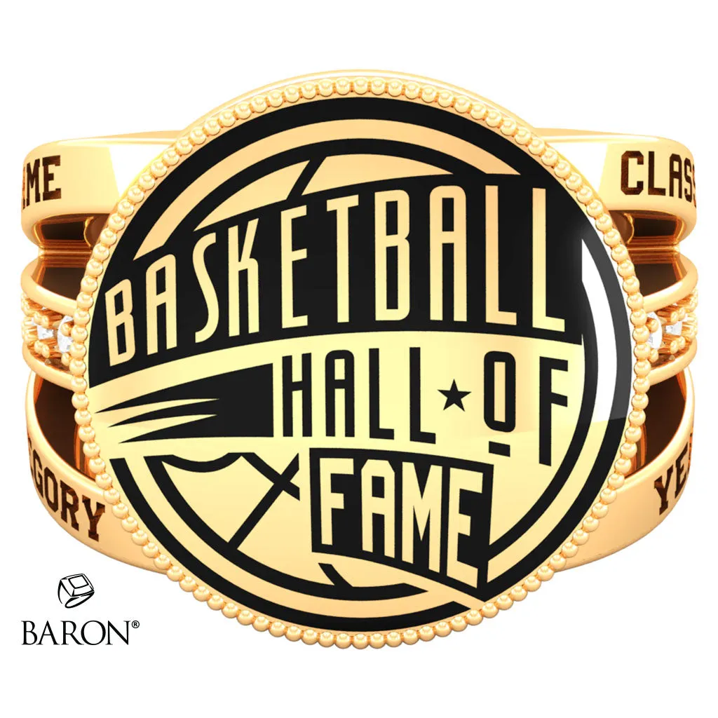Naismith Basketball Hall of Fame - Class of 2024 Friends and Family Ring - Design 5.1