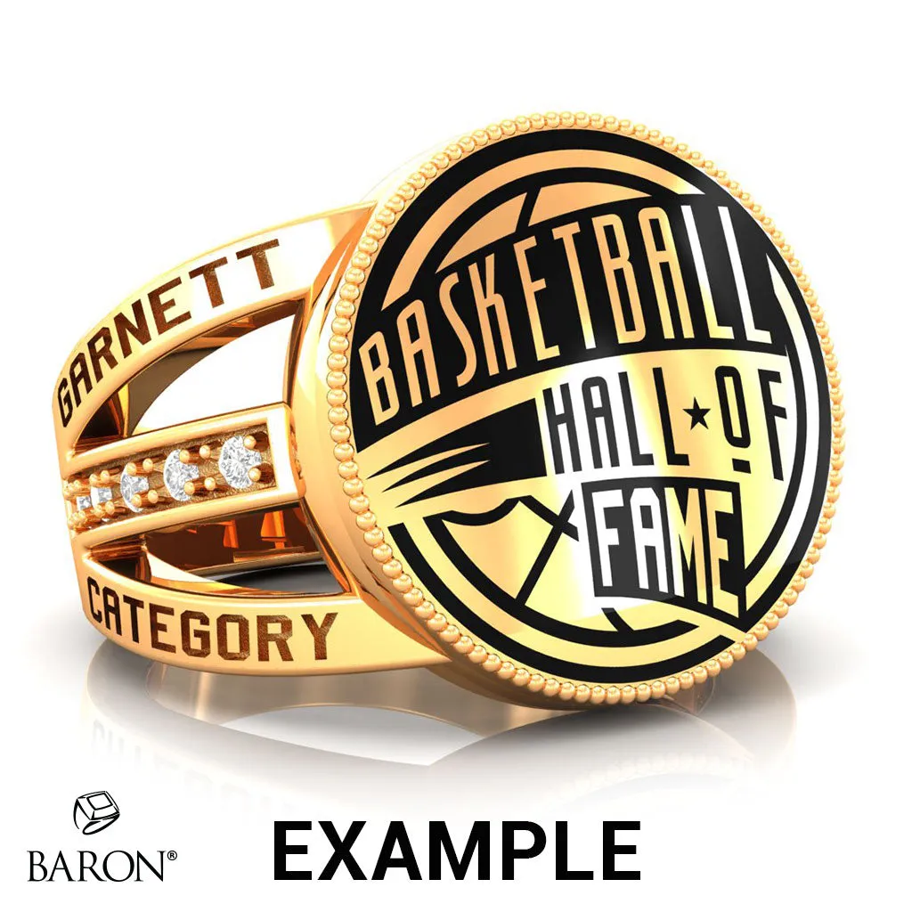 Naismith Basketball Hall of Fame - Class of 2024 Friends and Family Ring - Design 5.1
