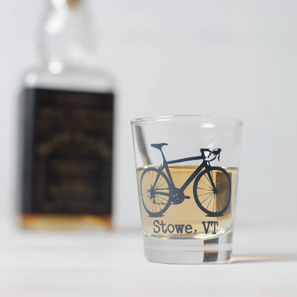 Name Drop Bicycle Shot Glass, Set of 8