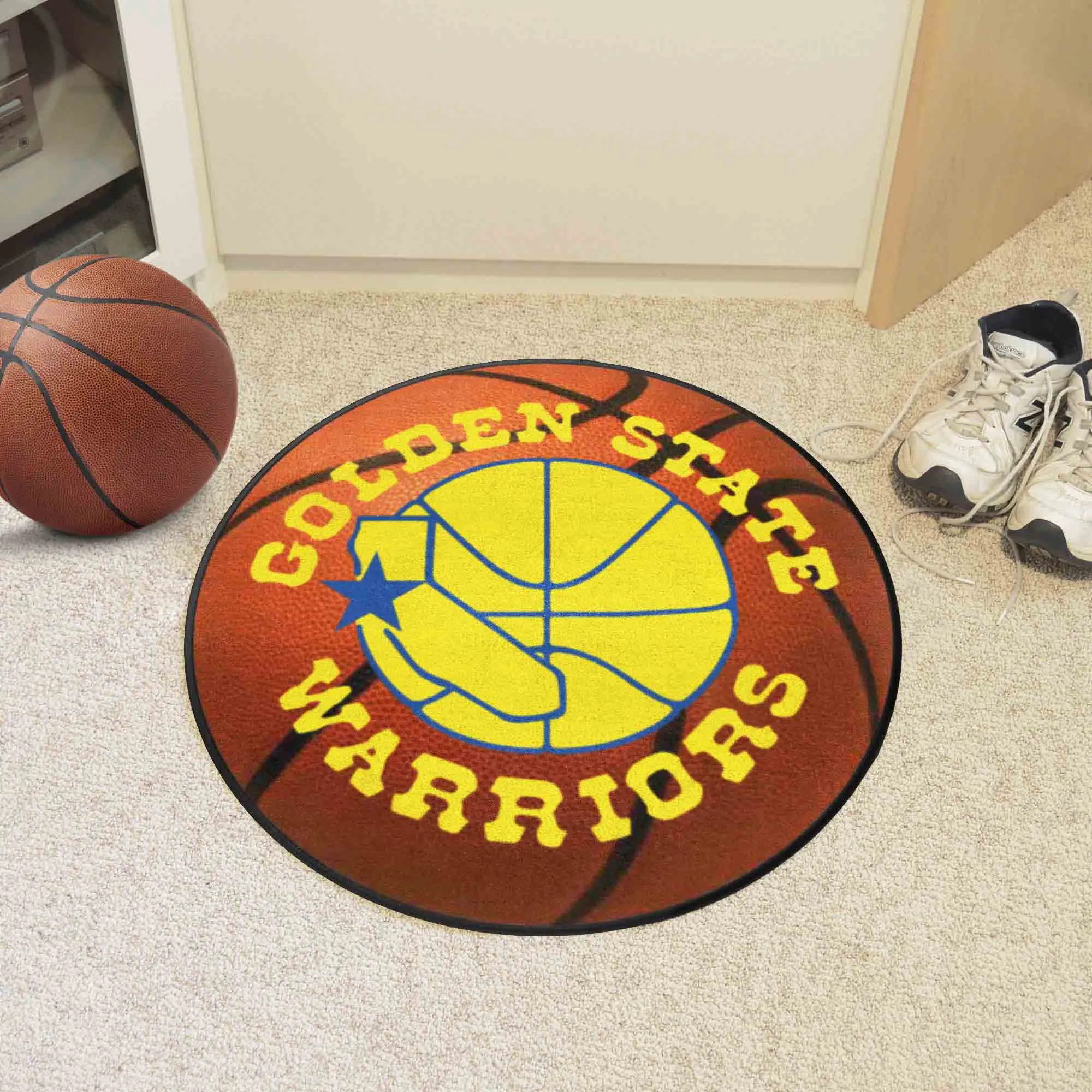 NBAV ? Golden State Warriors Basketball Mat