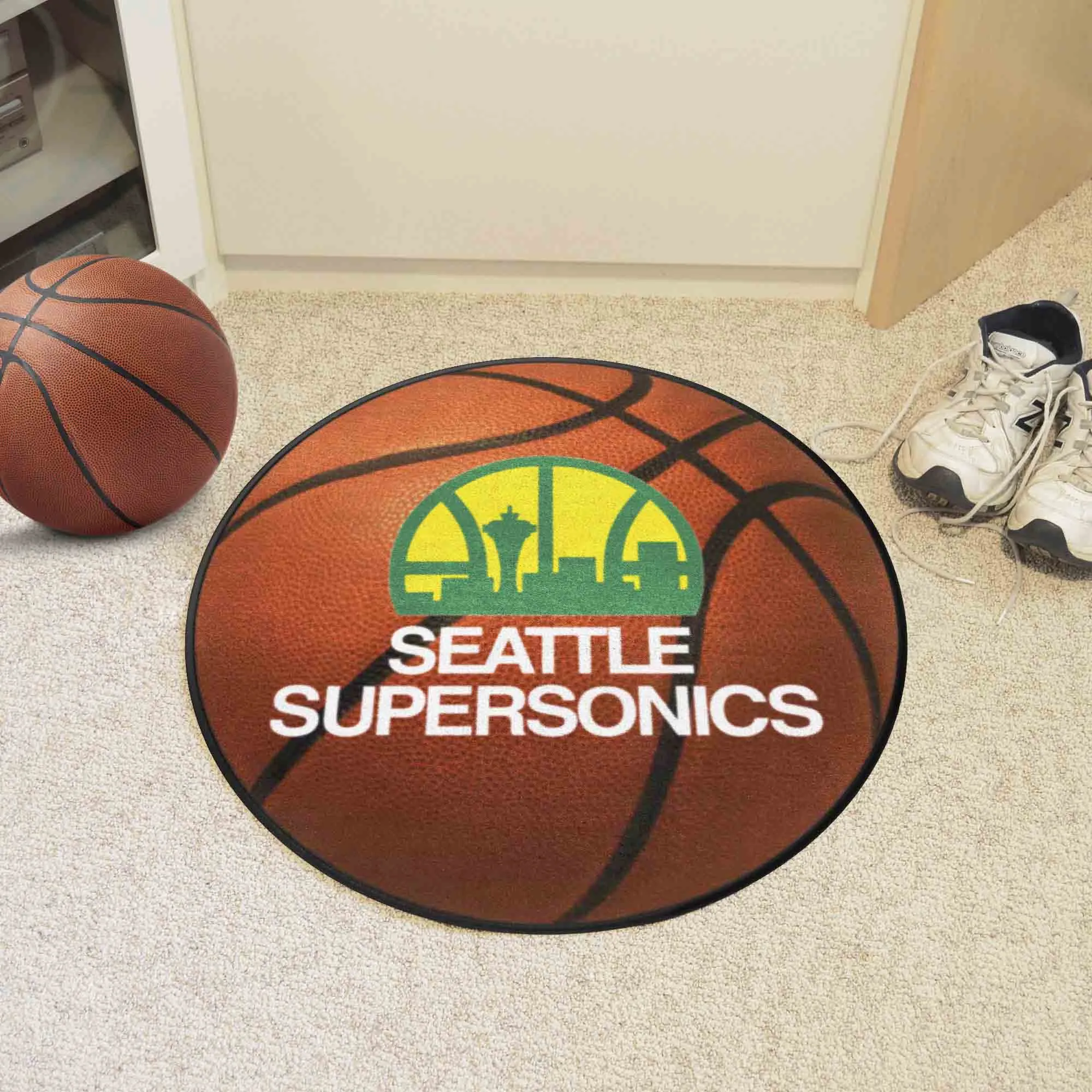 NBAV ? Seattle Supersonics Basketball Mat