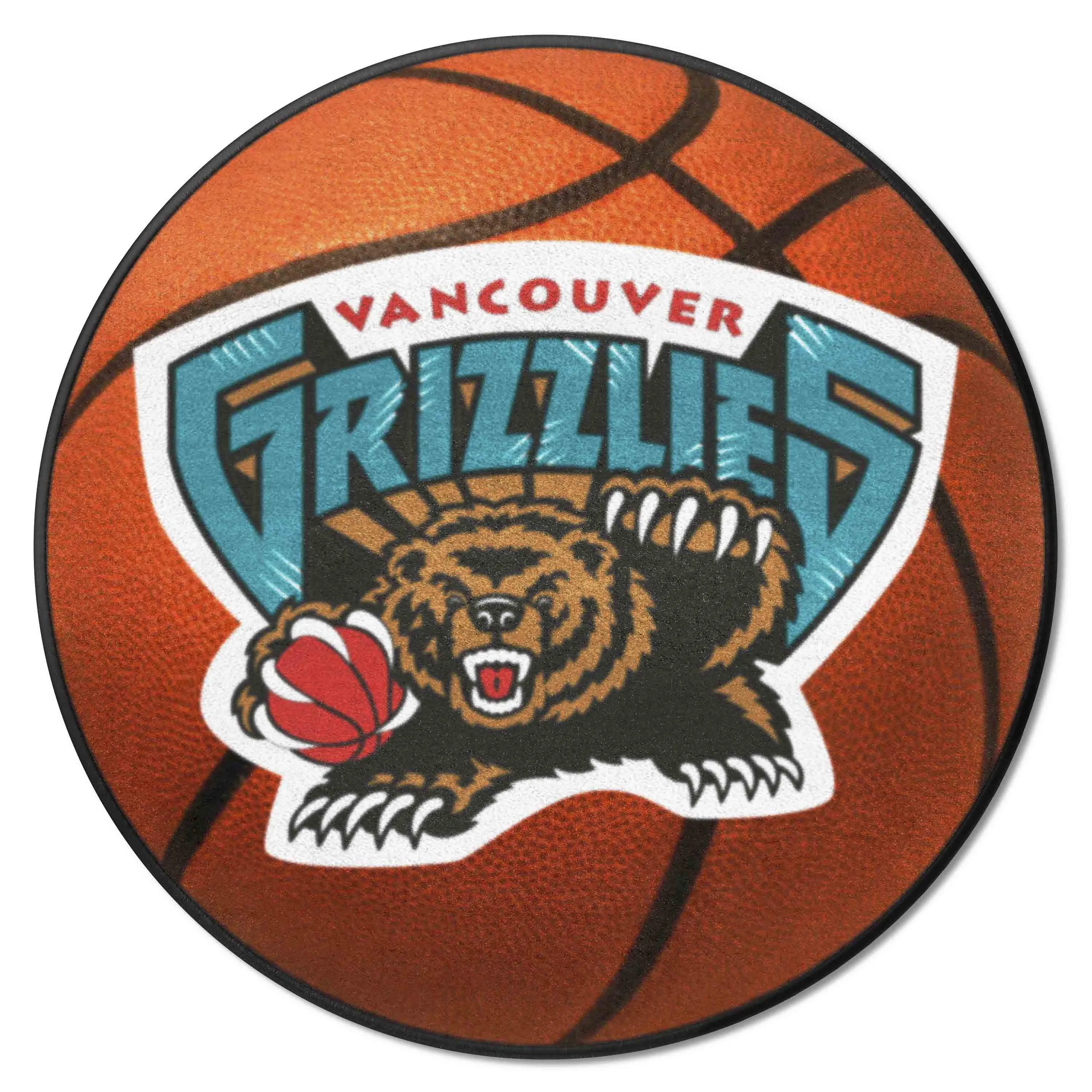 NBAV ? Vancouver Grizzlies Basketball Mat