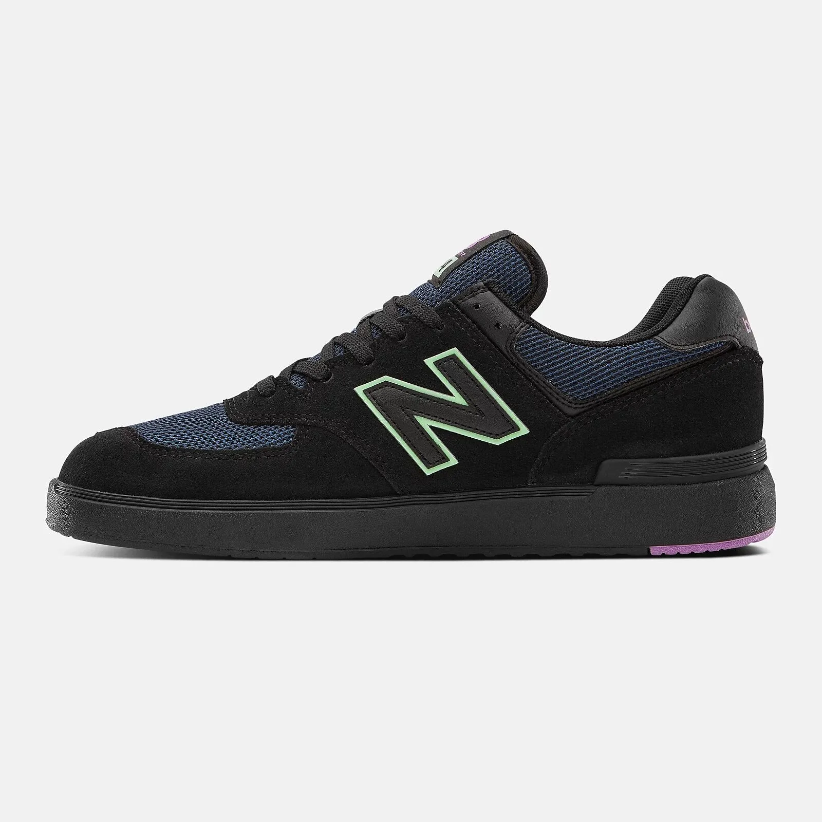 New Balance 574 Court Shoes Black/Navy