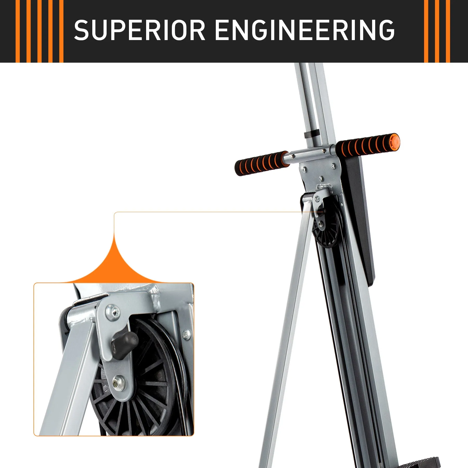 New Bestco Vertical Climber Stepper Home Gym Equipment Total Gym Training with LCD Display! Retails $399.99 