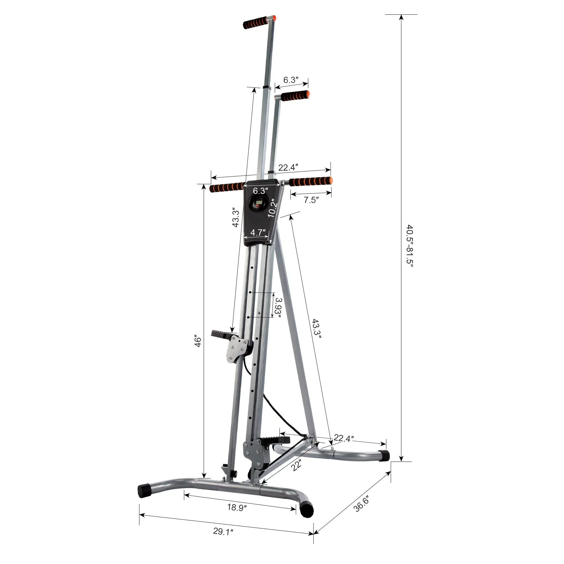 New Bestco Vertical Climber Stepper Home Gym Equipment Total Gym Training with LCD Display! Retails $399.99 