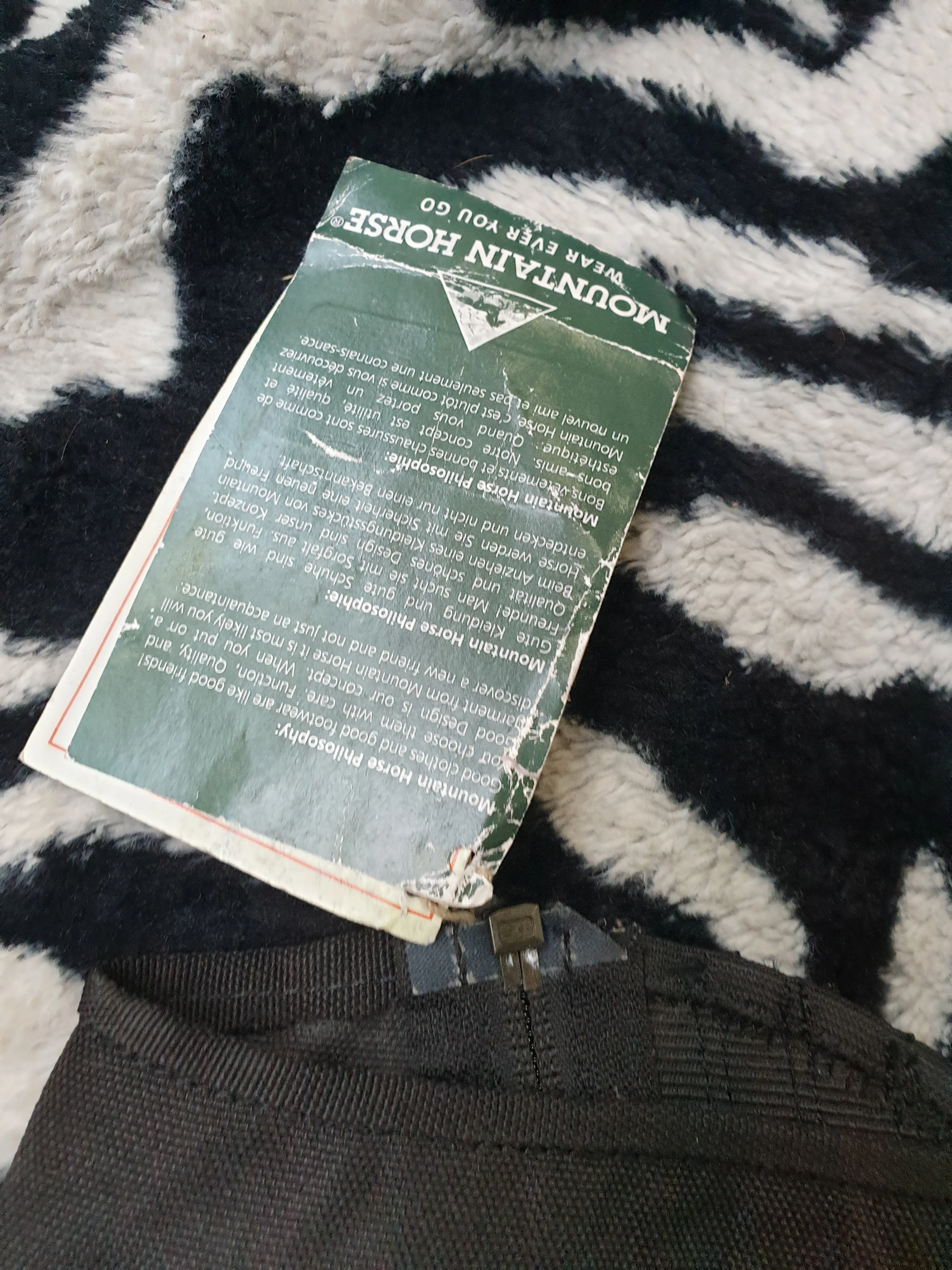 New black XS Mountain Horse chaps