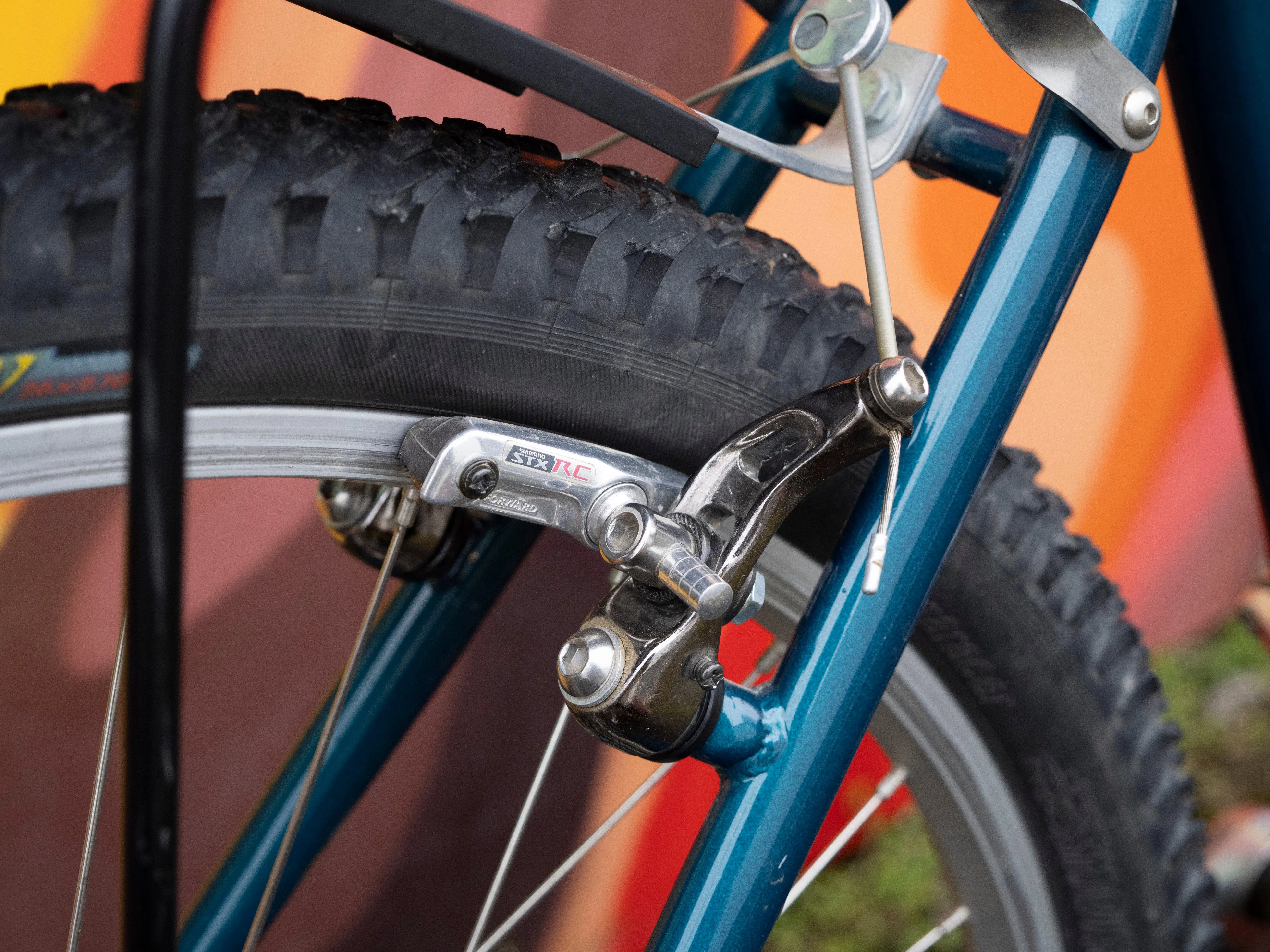Nishiki Cascade Early 90s MTB, purple & teal, 16in/40cm/XXS