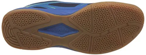 Nivia Super Court Badminton ShoeS (Navyblue/Lime, 12)