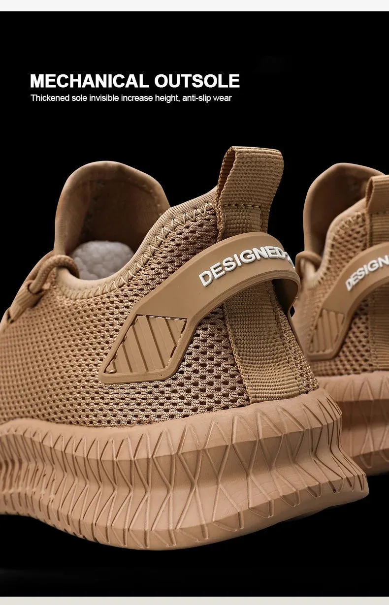 Non-Slip Casual Sneakers – Breathable Outdoor Jogging, Training, Hiking, Sports Running Shoes, Weave Knit, Lace-Up, for Women & Men