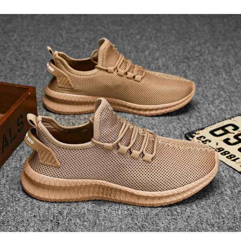 Non-Slip Casual Sneakers – Breathable Outdoor Jogging, Training, Hiking, Sports Running Shoes, Weave Knit, Lace-Up, for Women & Men