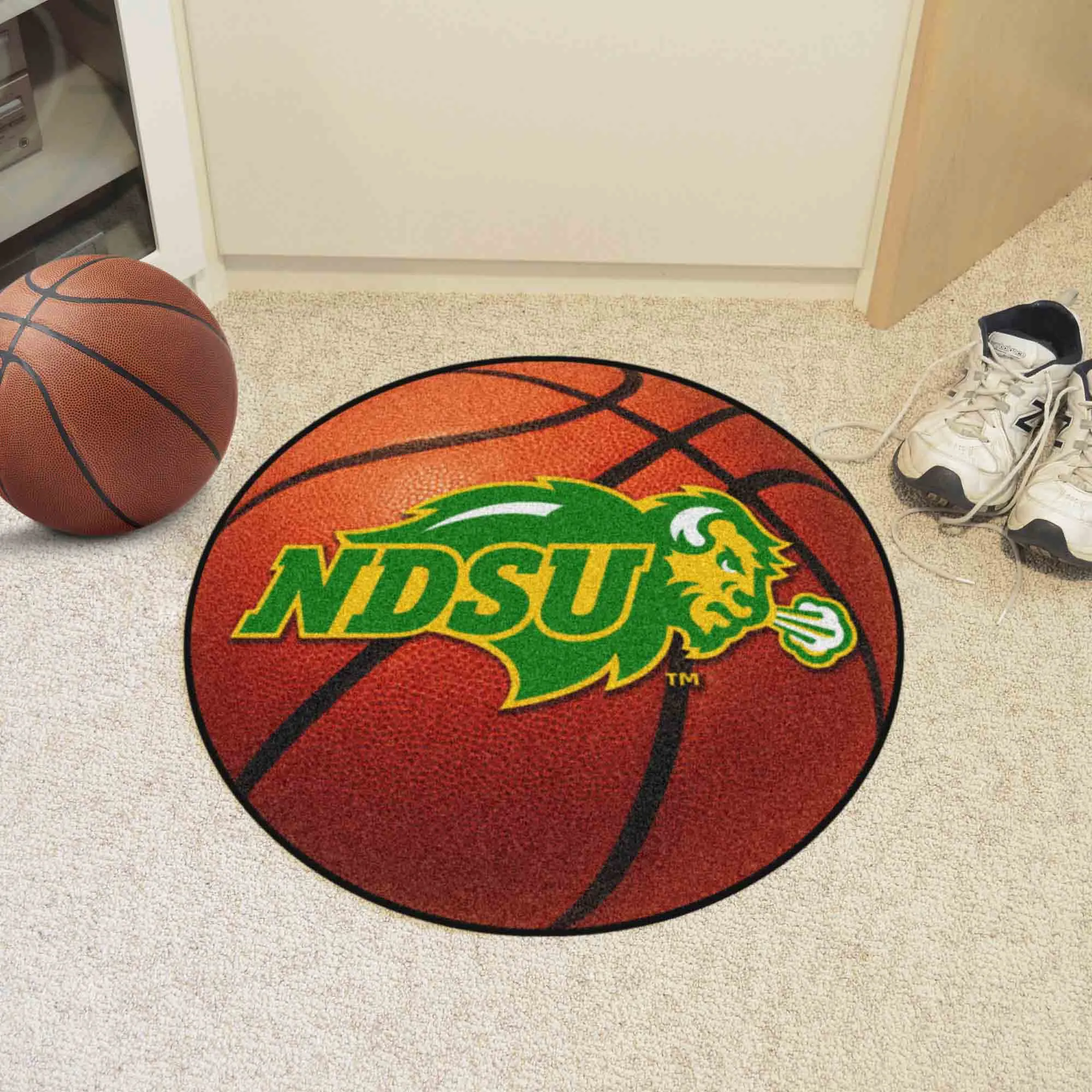 North Dakota State University Basketball Mat