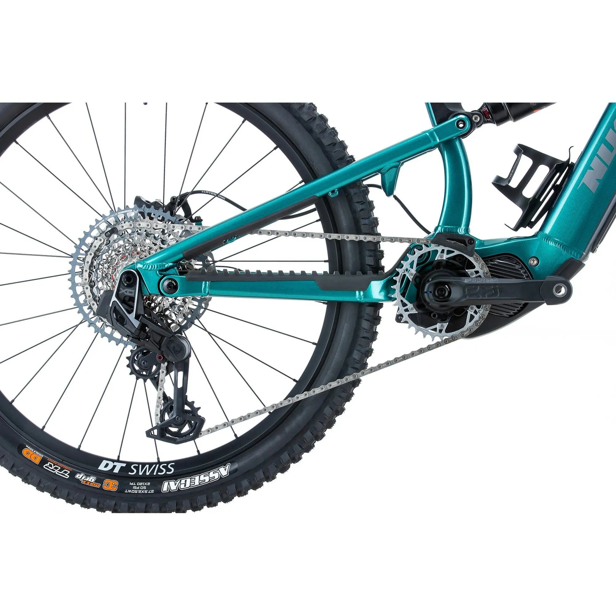 Nukeproof Megawatt 297 Factory Electric Mountain Bike 2023 - Petrol Green