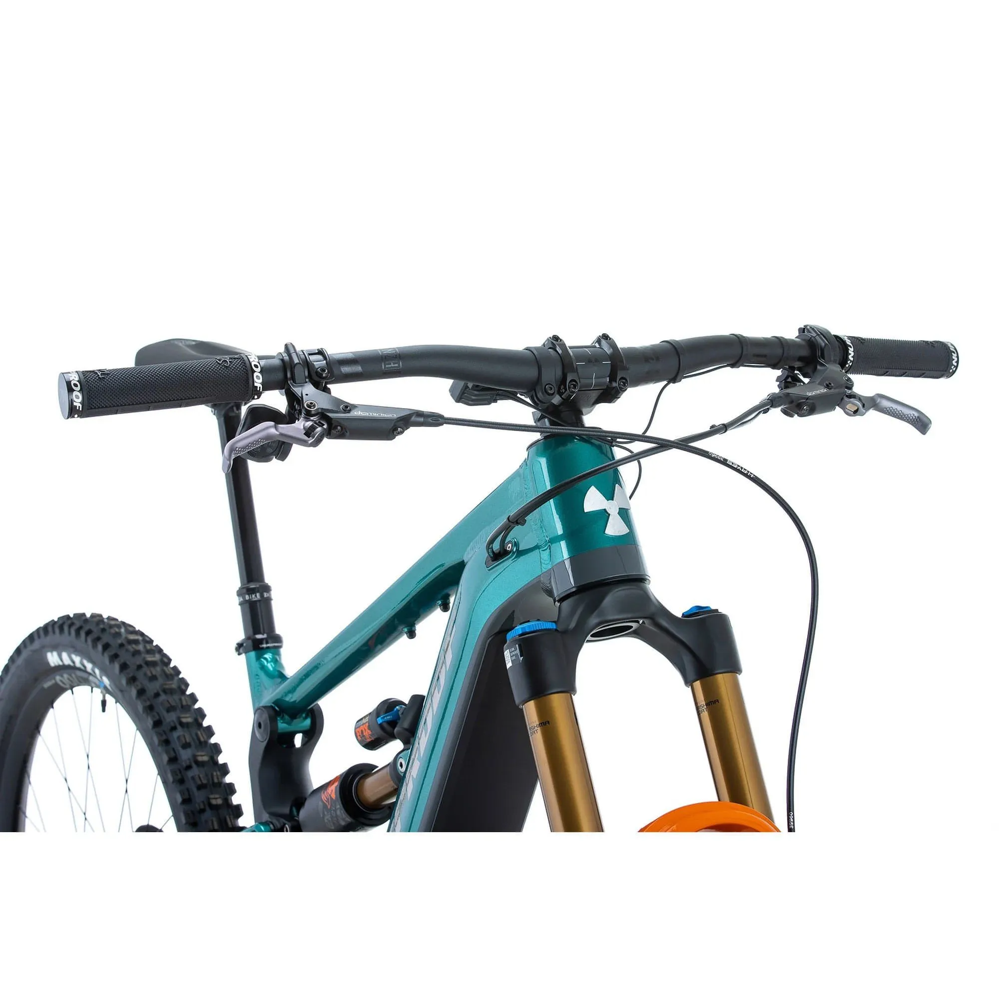 Nukeproof Megawatt 297 Factory Electric Mountain Bike 2023 - Petrol Green