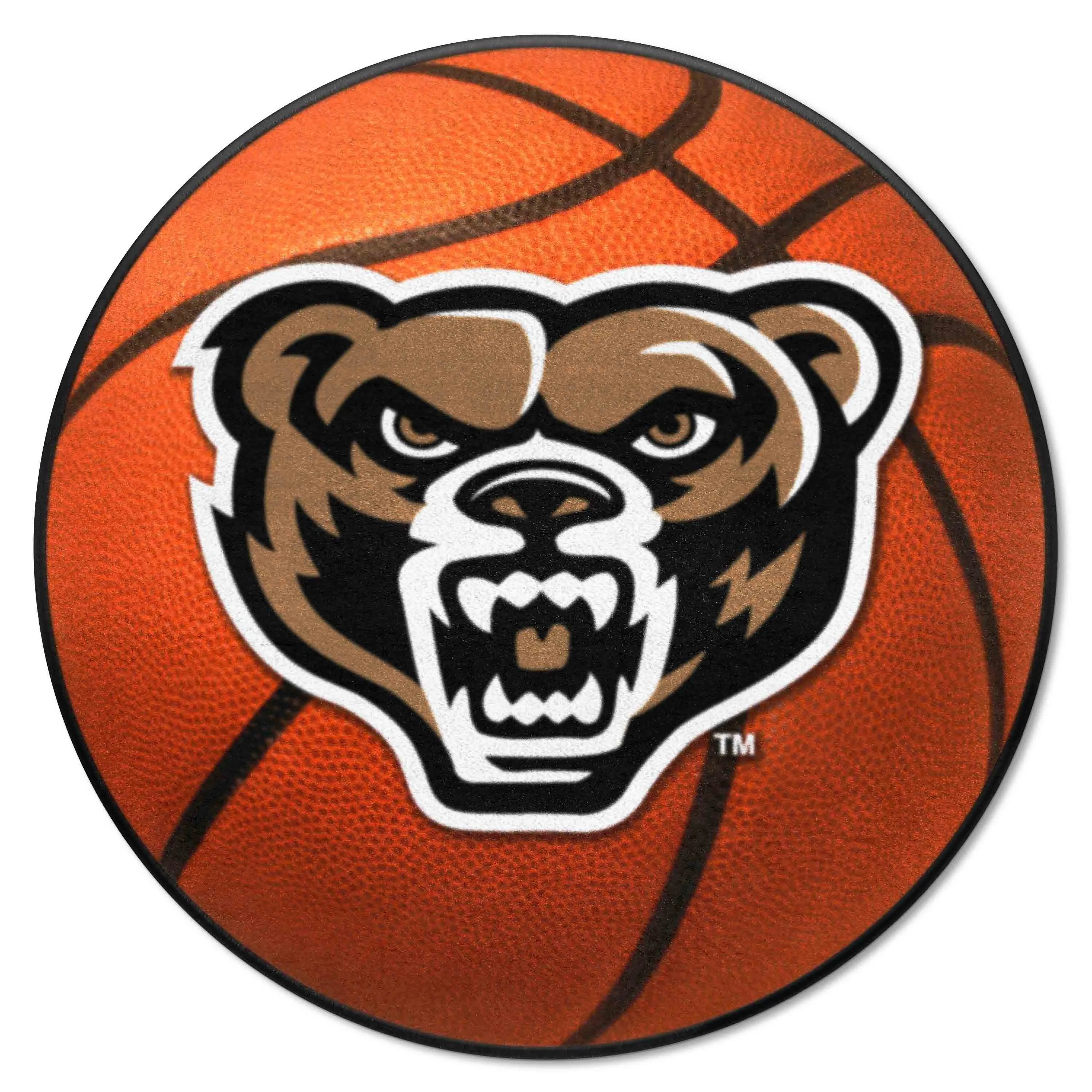 Oakland University Basketball Mat