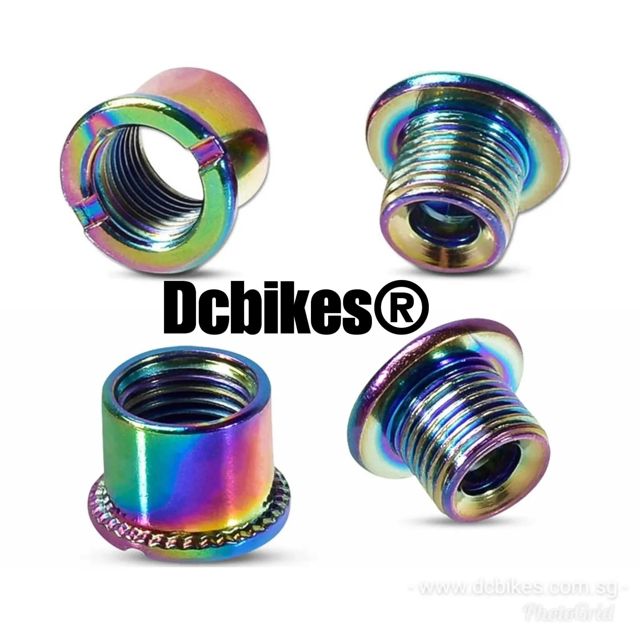 Oil Slick 4 X Single Speed MTB Chain Ring Bolts