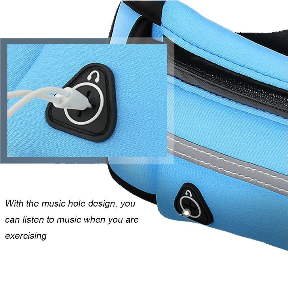 Outdoor Running Waist Bag Waterproof Mobile Phone Holder Gym Fitness Bag