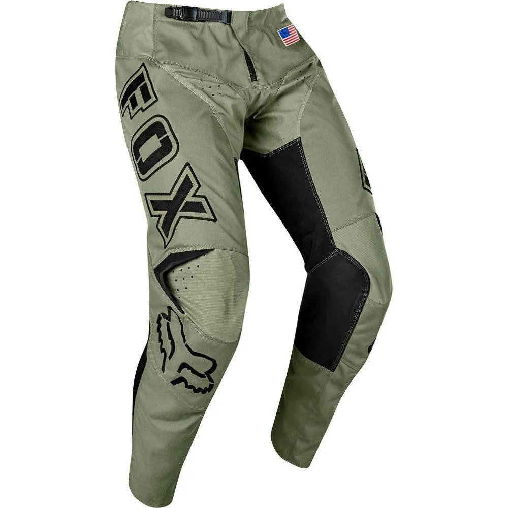 Pantalon Moto Niño 180 San Diego Verde Fox Racing.