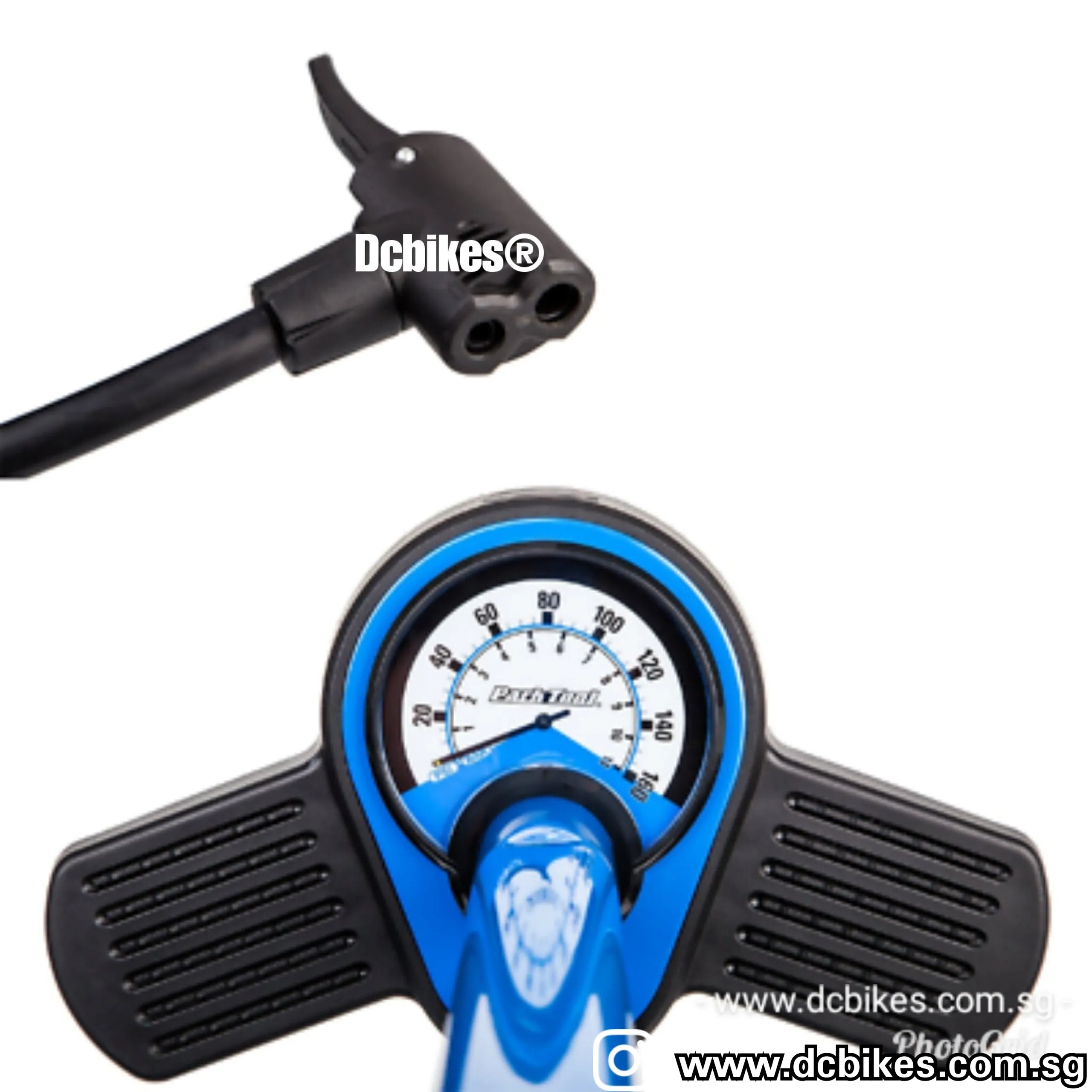 Park Tool Professional MTB Mechanic Presta /Schrader Floor Pump PFP-8