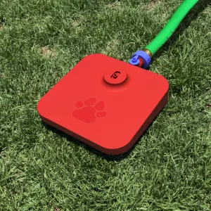 Pawcet Outdoor Dog Water Fountain With Hose Attachments