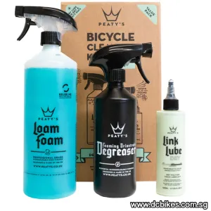 Peaty's Bike Wash   Drivetrain Degreaser & Chain Lube Starter Pack - Dry/All Weather Lube Set