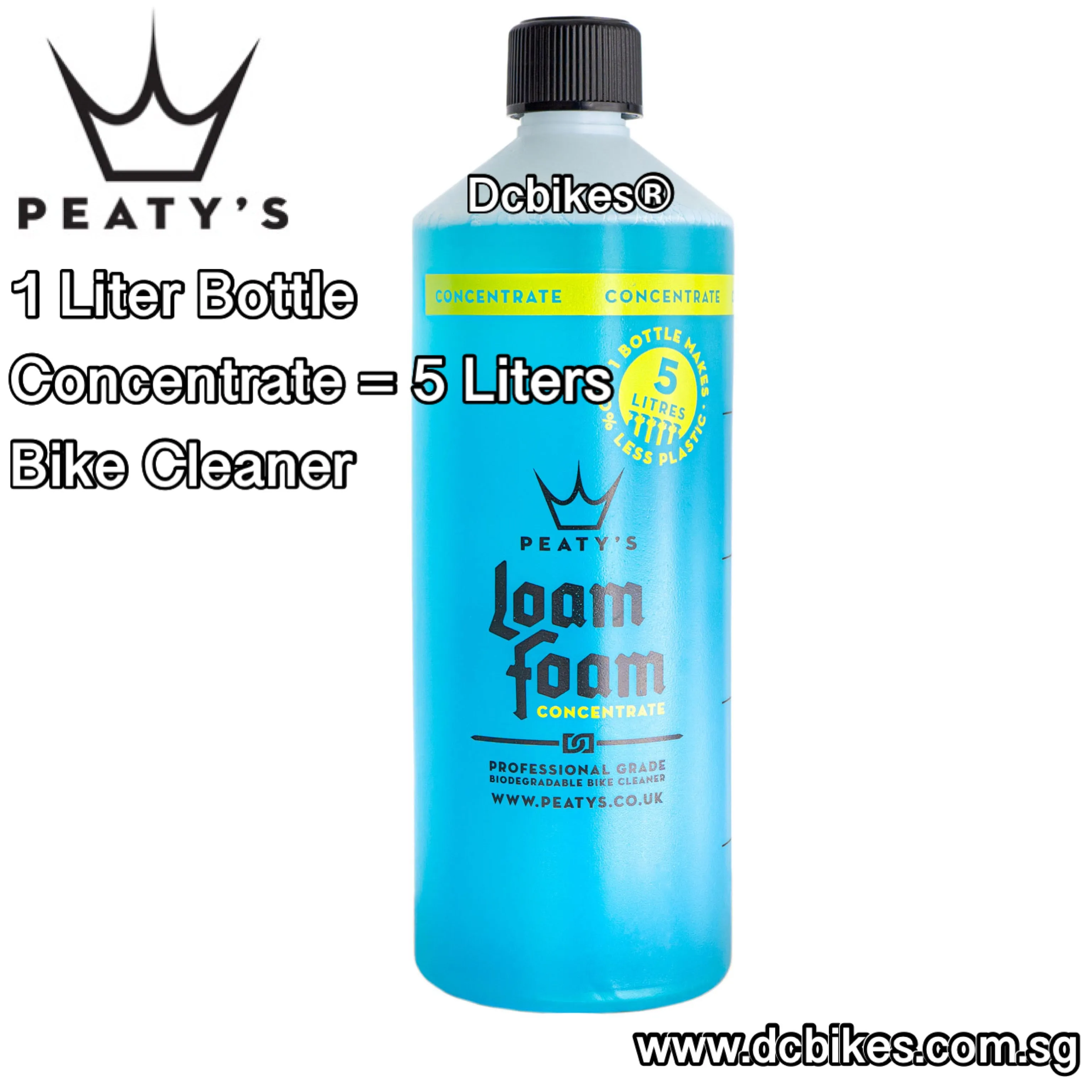 Peaty's Loam Foam Universal Concentrate Bicycle Bike Car Cleaner - 1 Liter