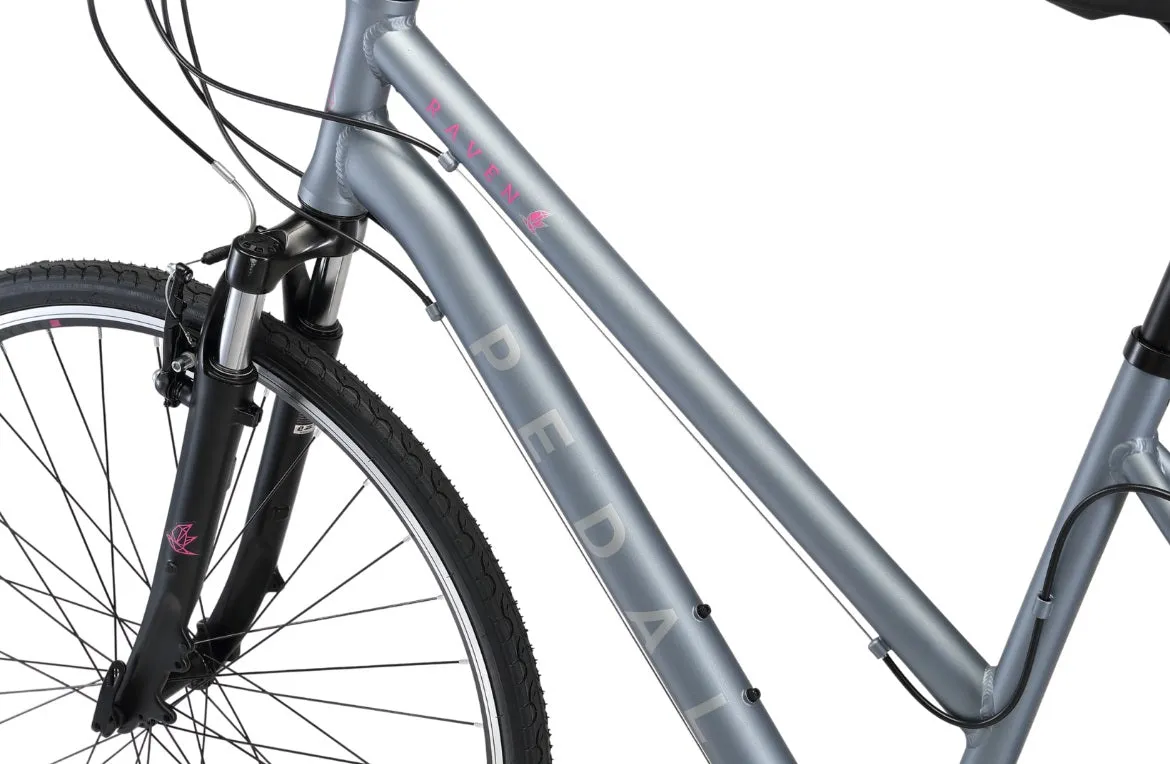 Pedal Raven 2 Women's Hybrid Bike Teal