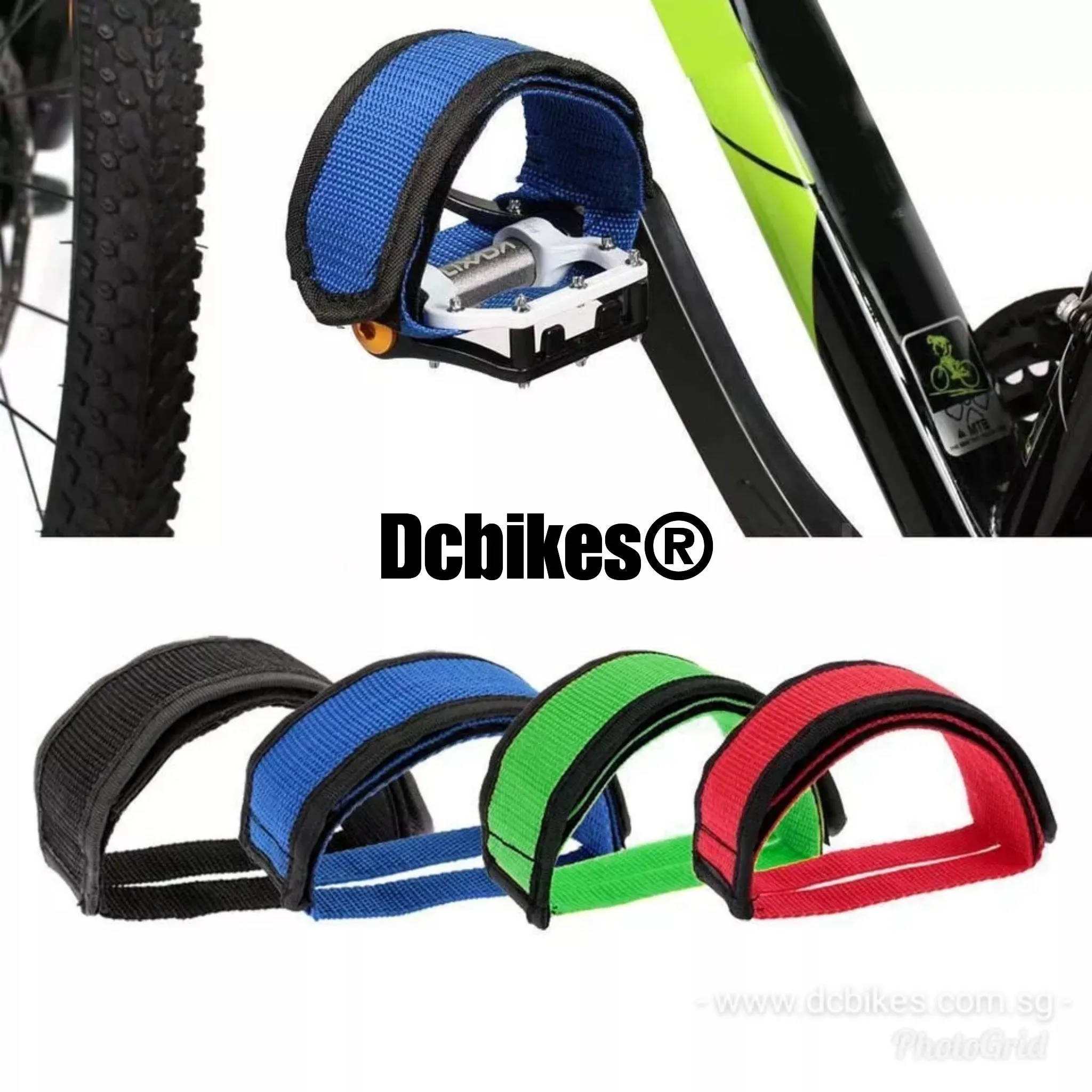 Pedal Strap Anti-slip Nylon Toe Clip Canvas for MTB /Fixed Gear / Fixie / Bmx / Road